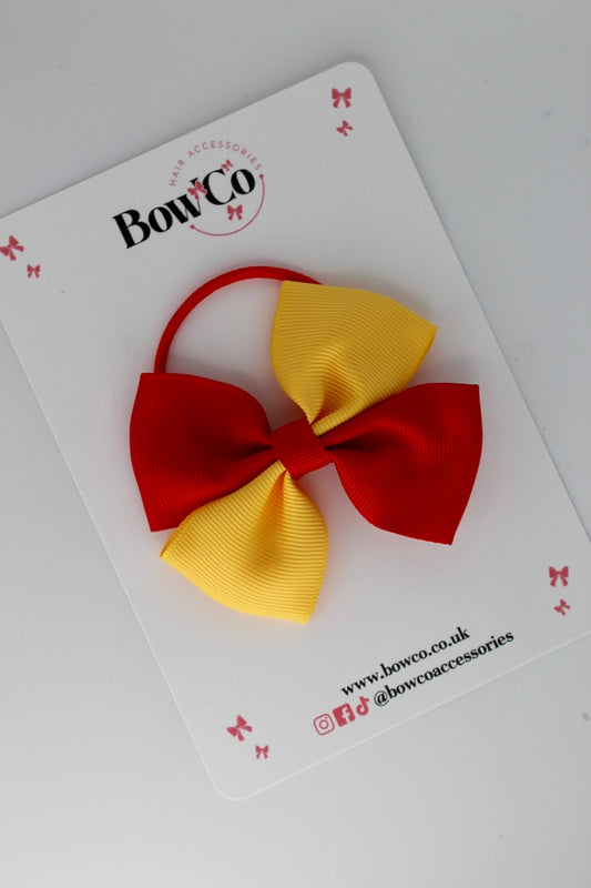 Red and Yellow Gold - Twist Bow - Elastic