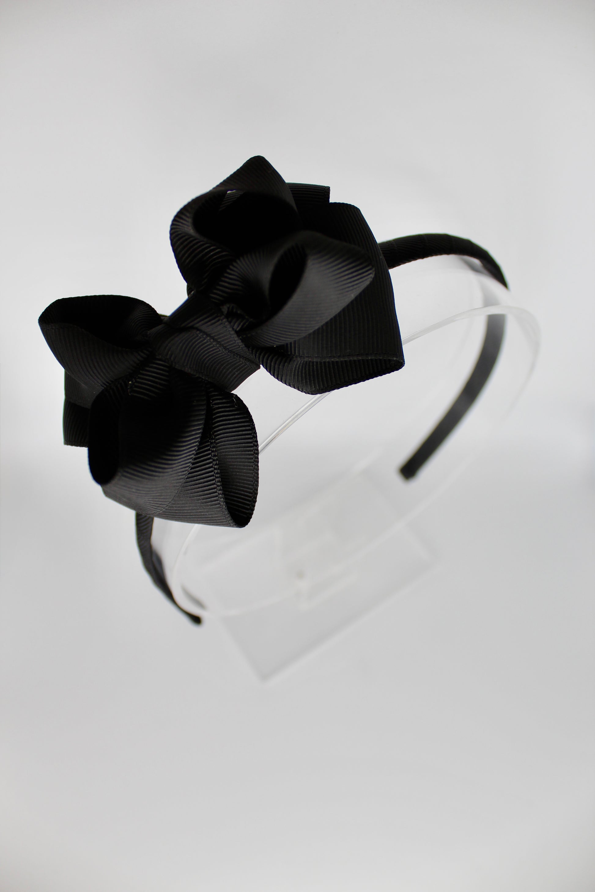 Double Loop Hair Band - Black