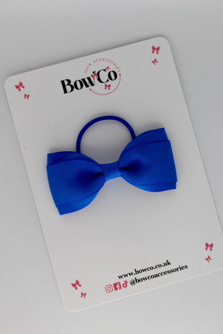 Royal Blue - Tuxedo Bow - Elastic