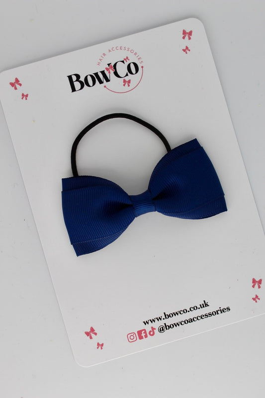 Tuxedo Bow - Elastic - Navy Blue