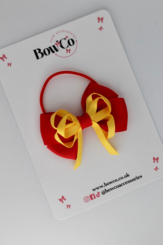 Red and Yellow Gold - Double Bow - Elastic