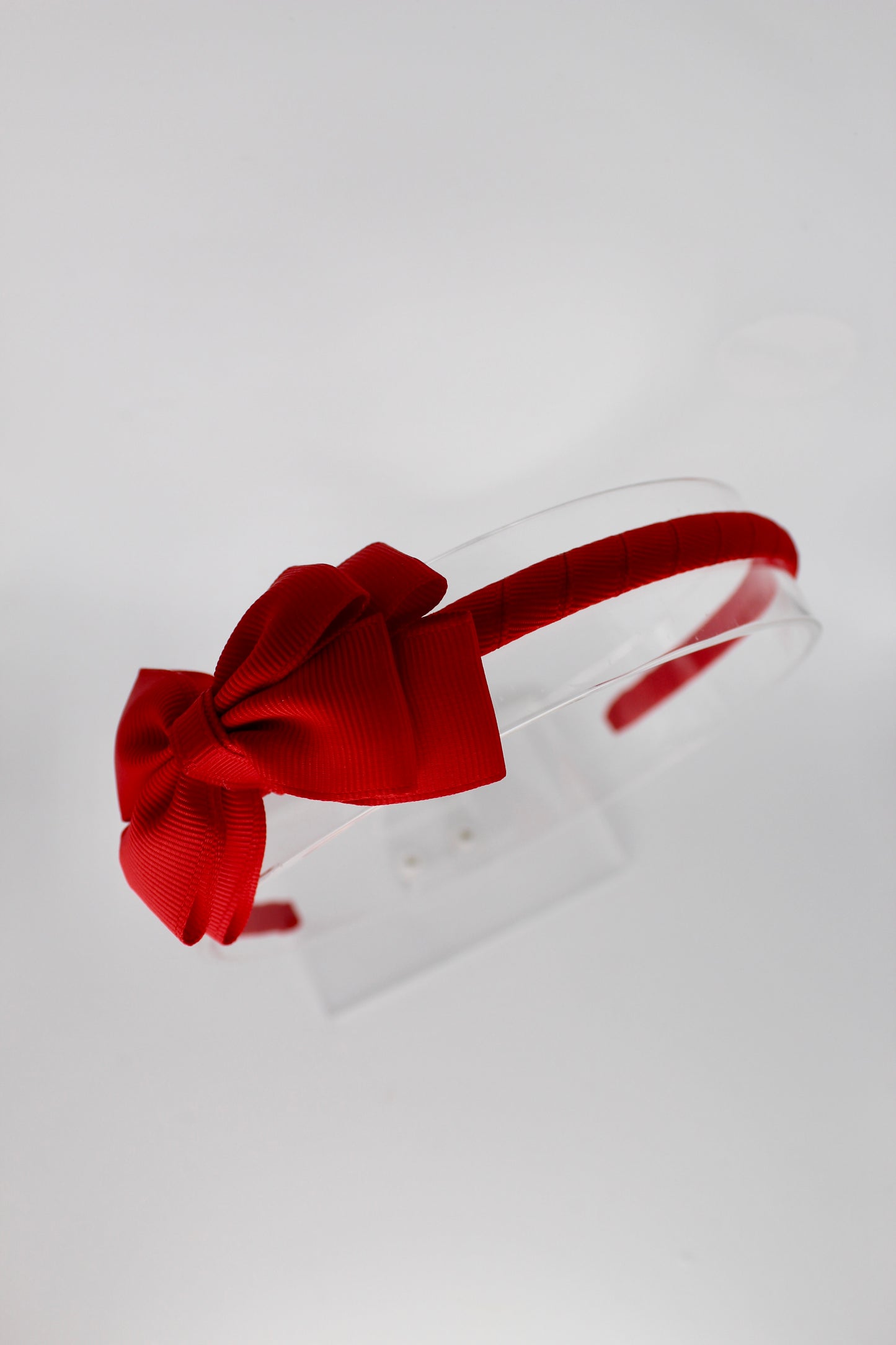 Bow Hairband - Red