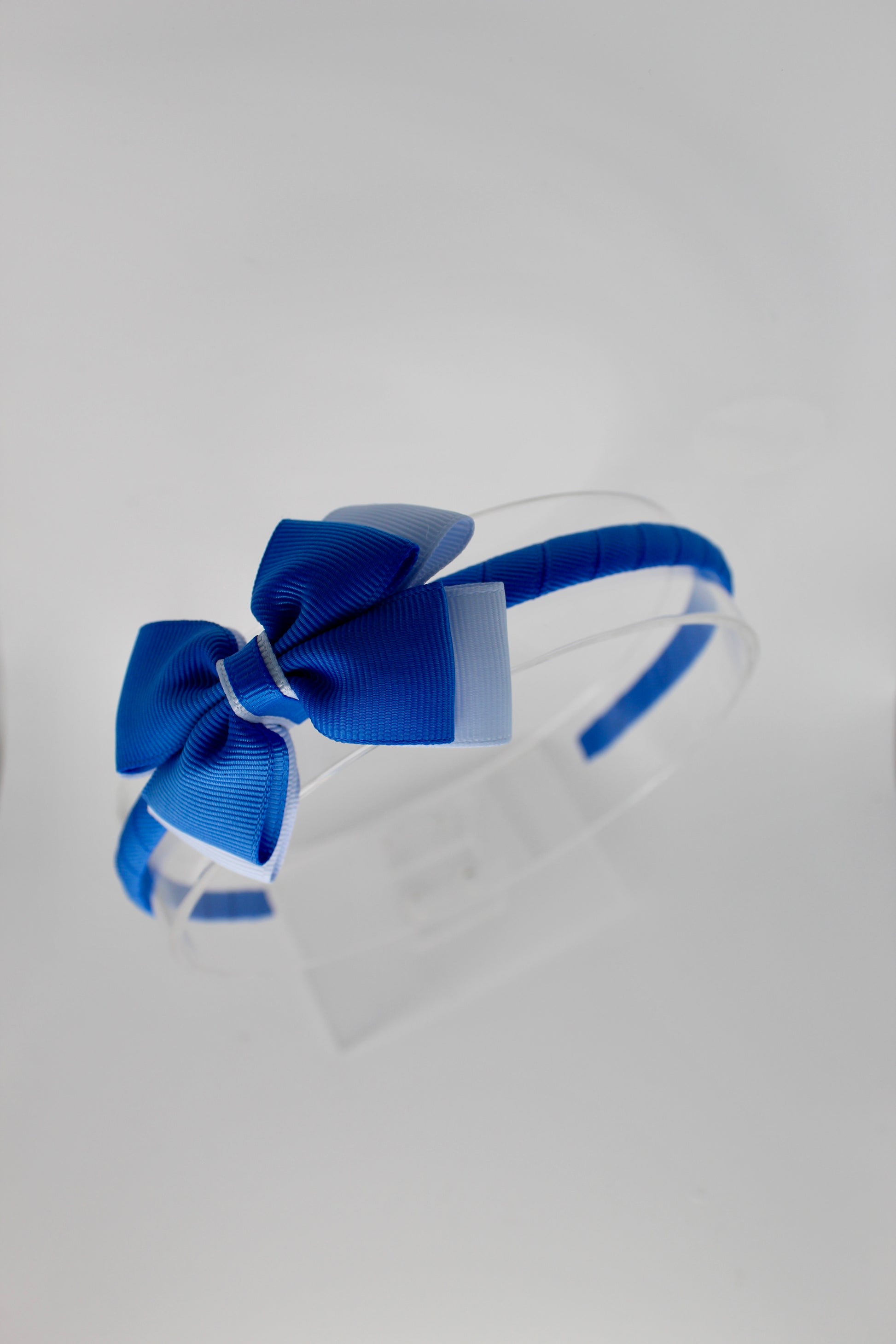 Bow Hairband - Royal Blue and Bluebell