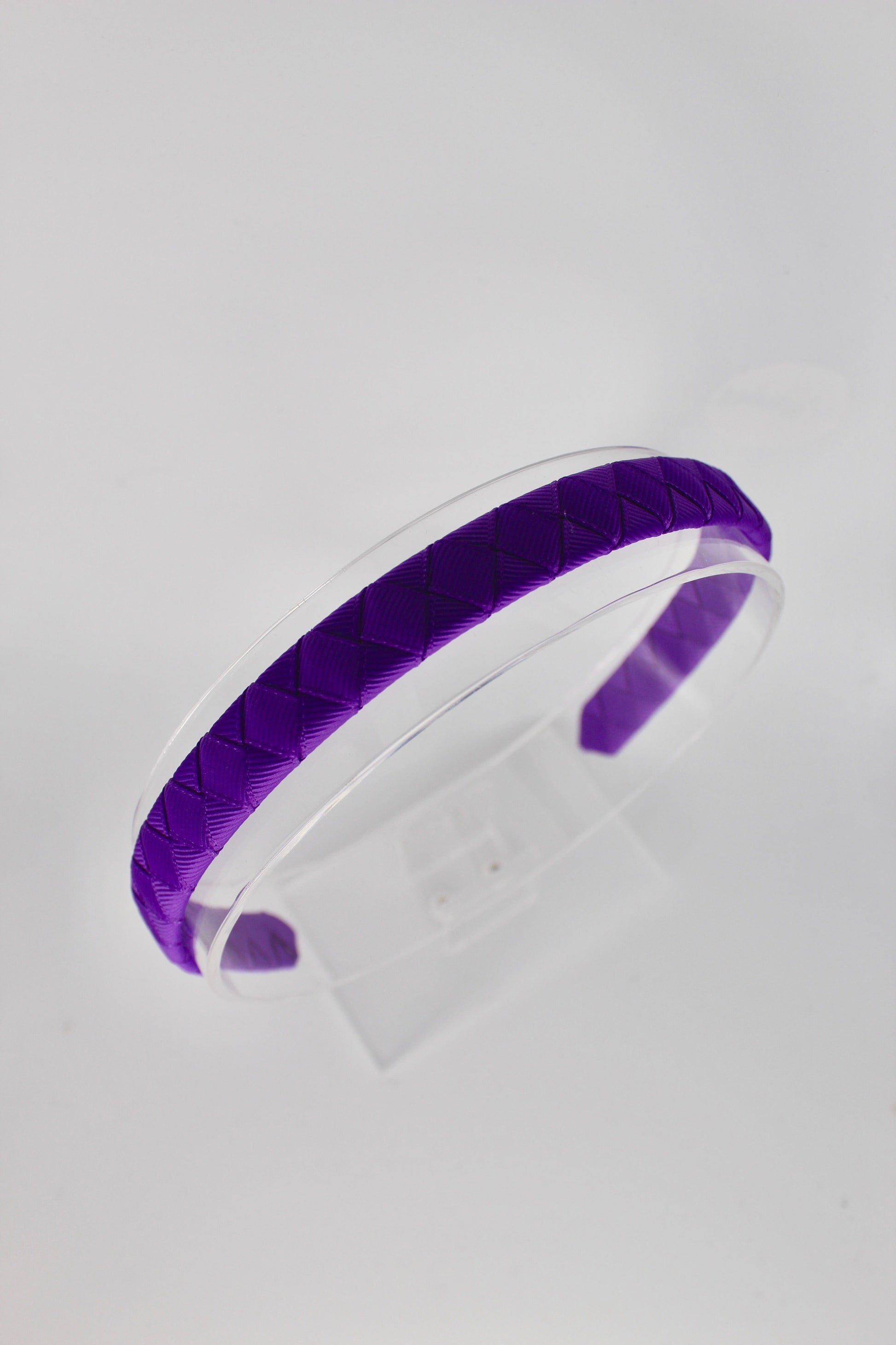 Pleated Purple Hairband