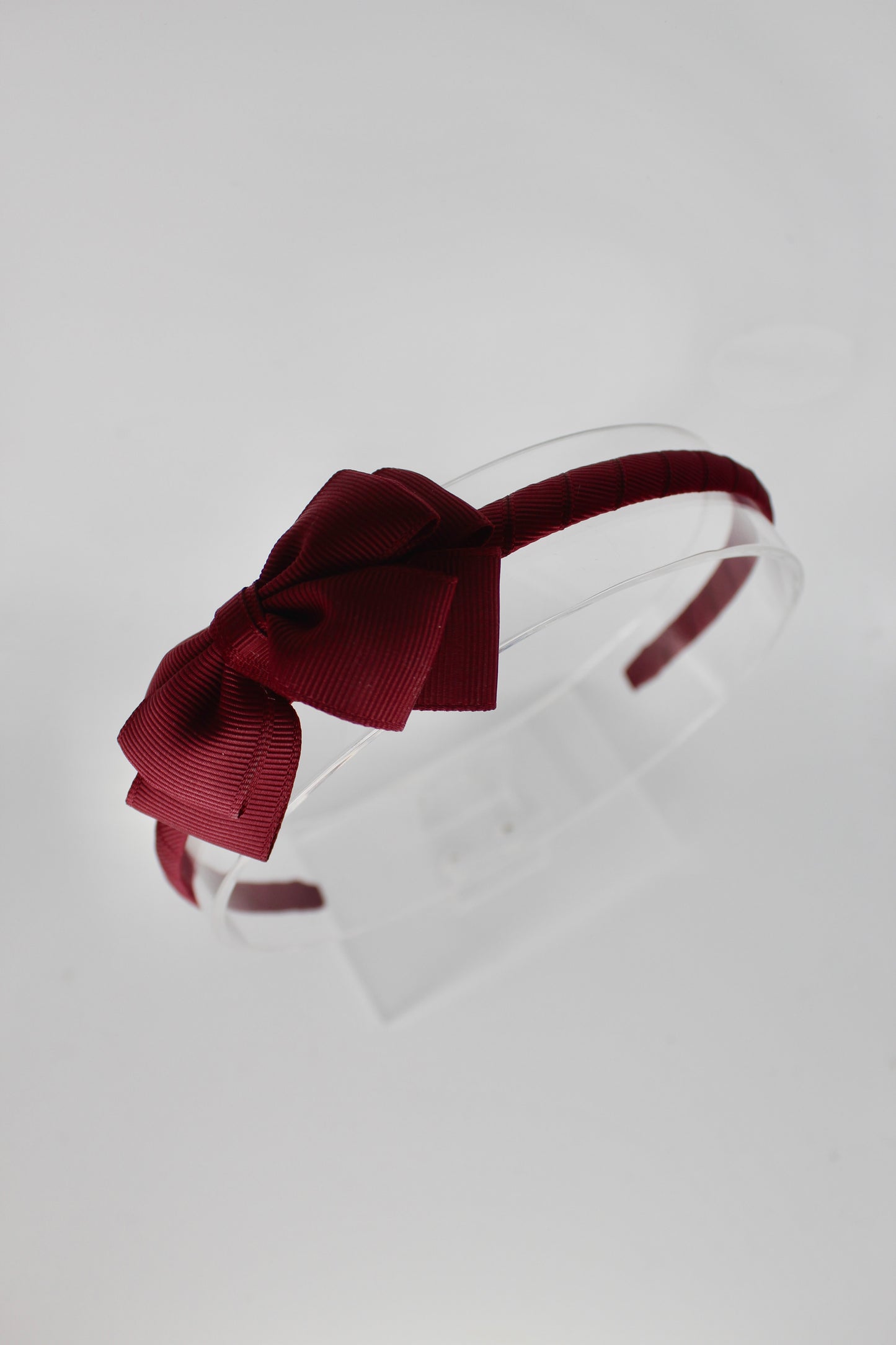 Bow Hairband - Burgundy