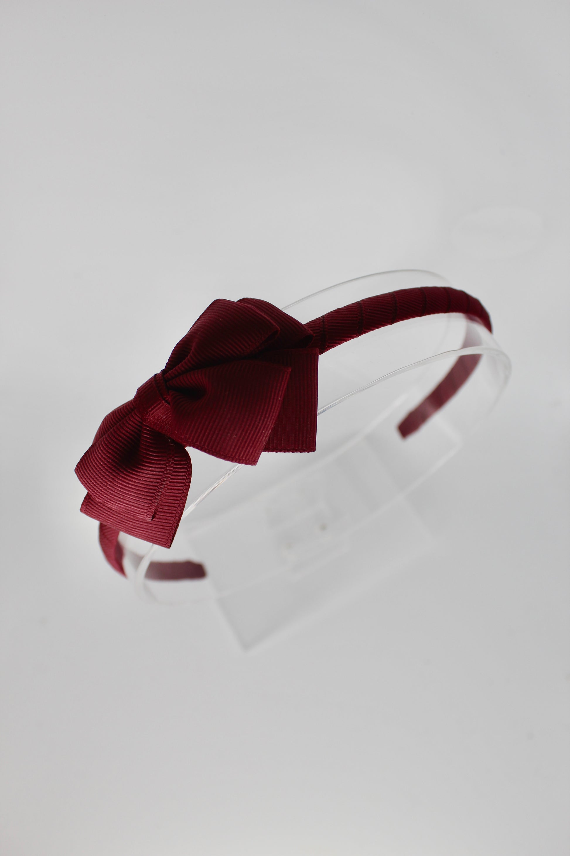 Bow Hairband - Burgundy