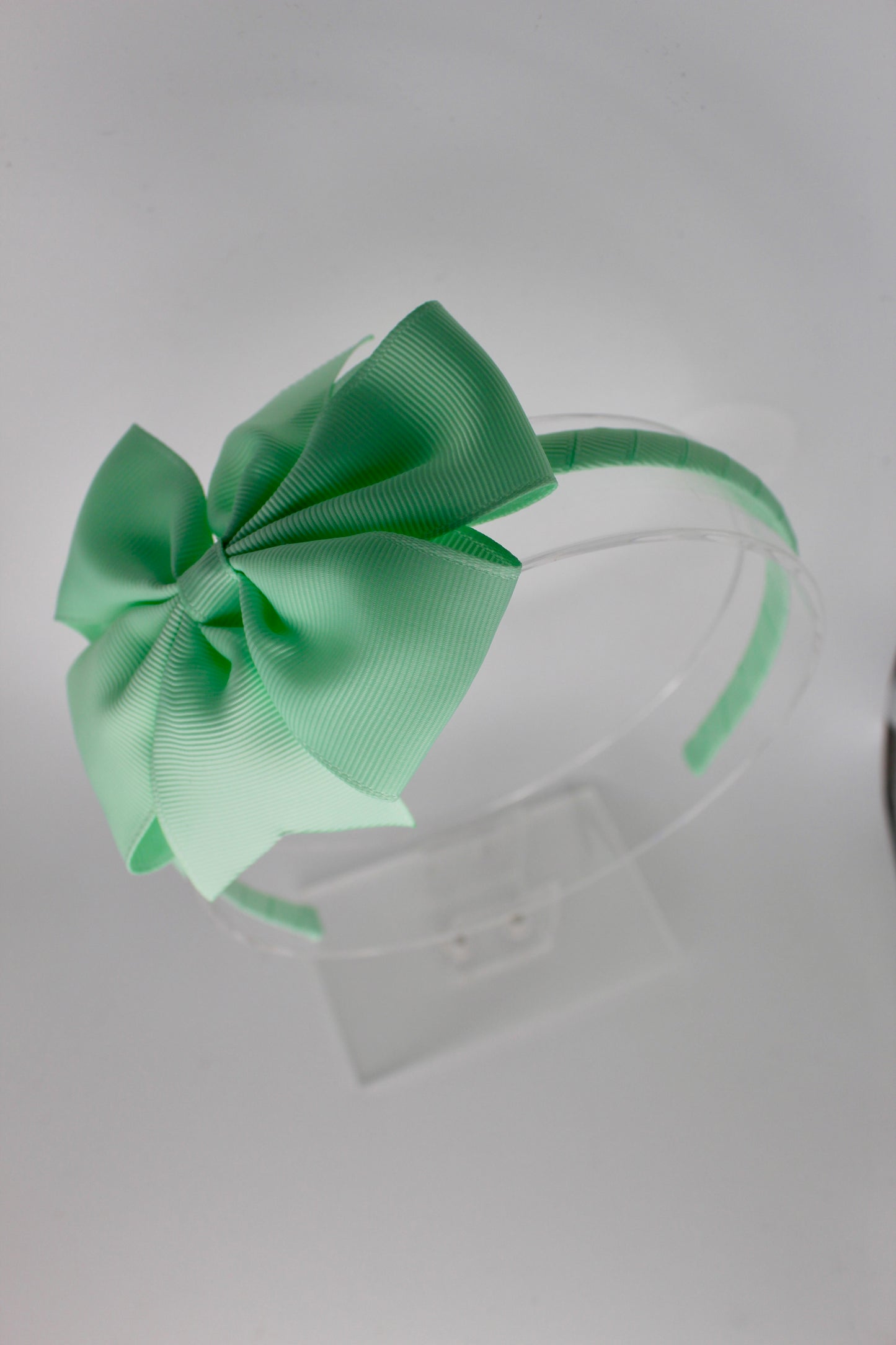 Pinwheel Bow Hairband - Mint