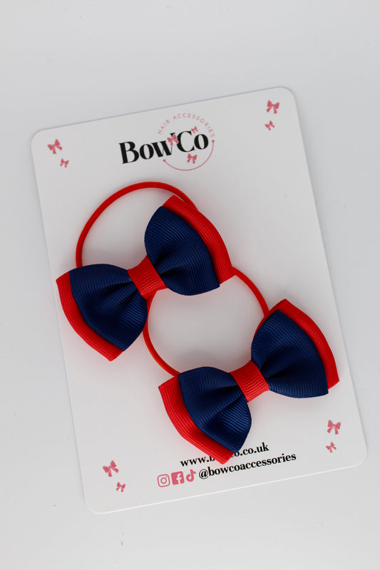 Double Bow - 2 Pack - Elastic Band