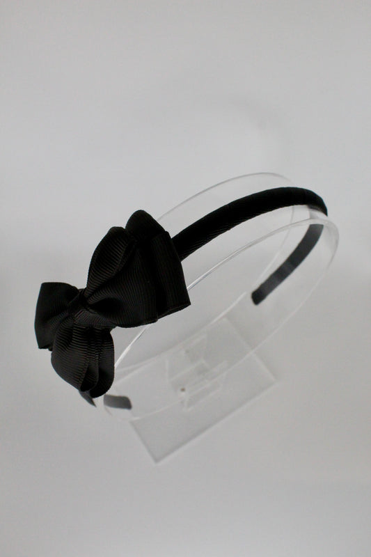 Bow Hair Band - Black