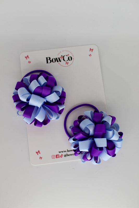 Pom Pom Bow Set - 2 Pack