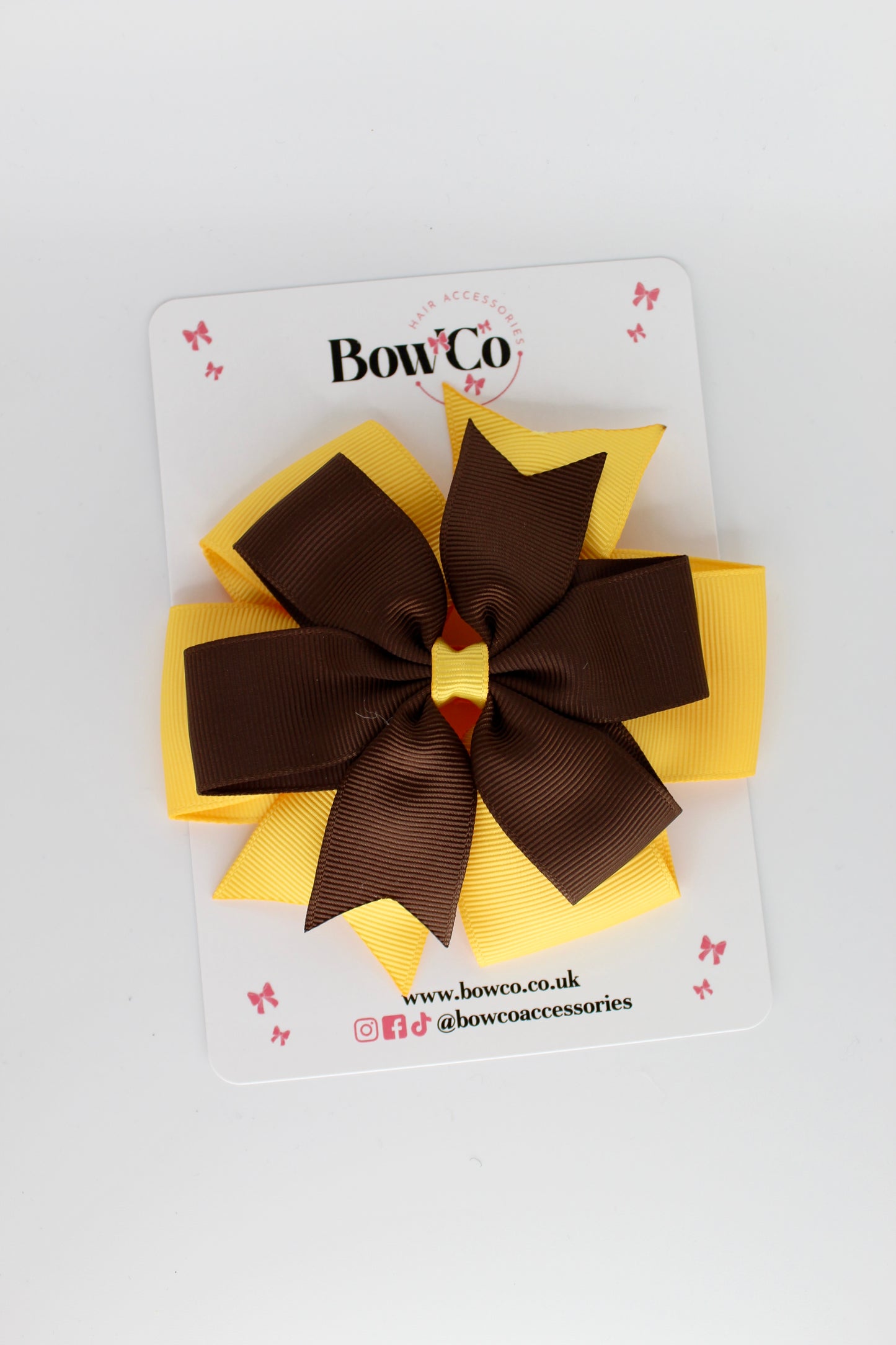 Pinwheel Bow Clip