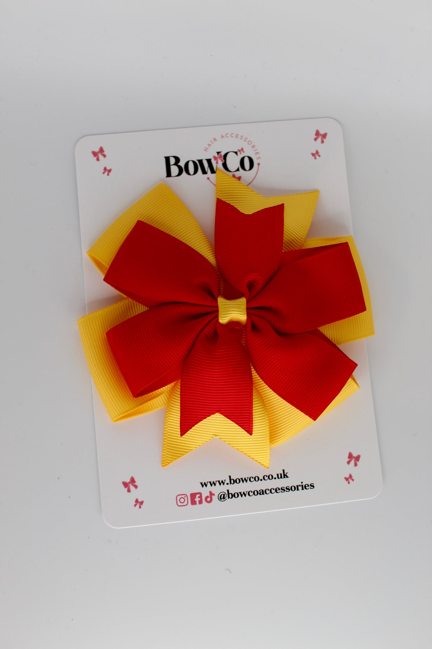 Pinwheel Bow Clip