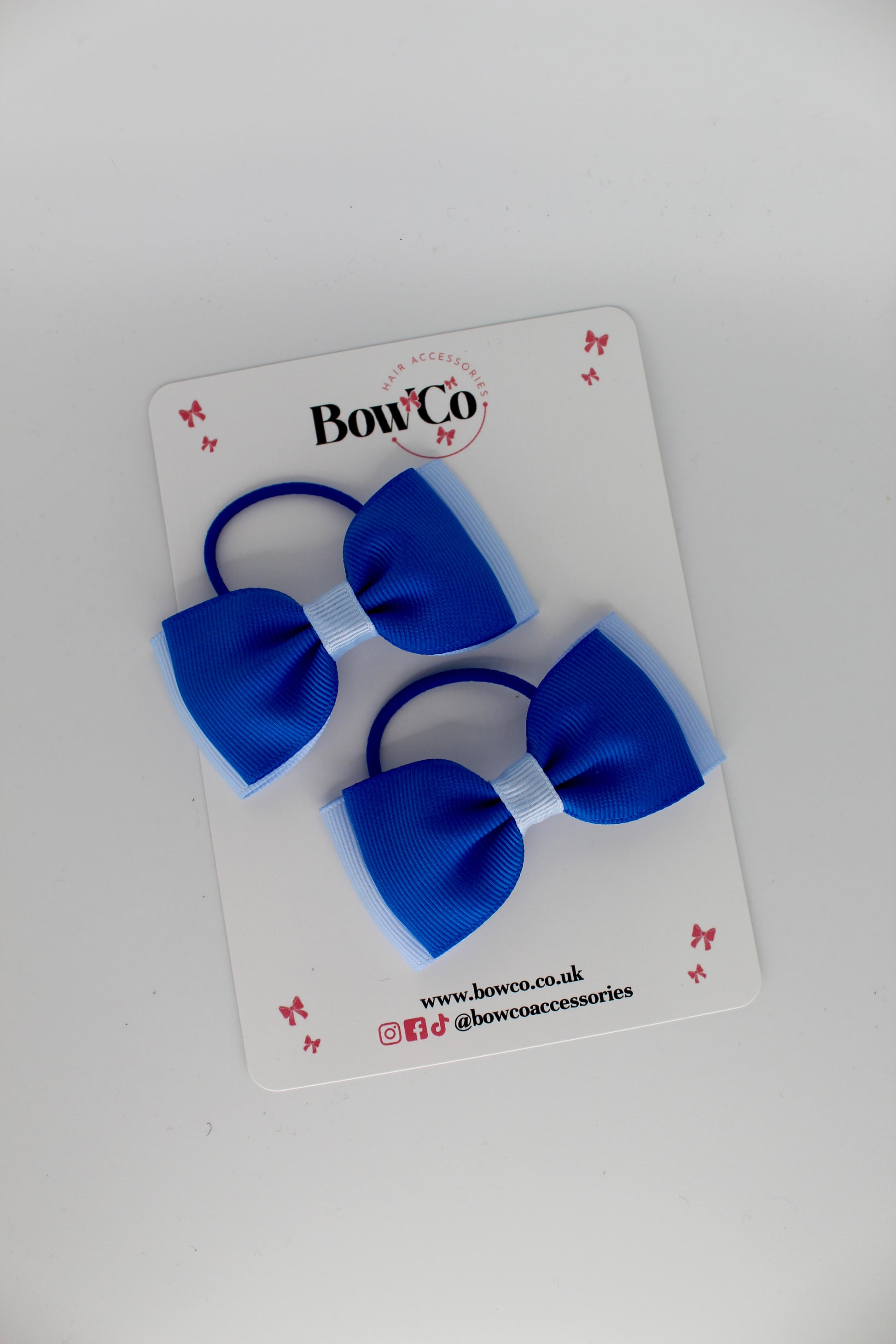 Double Lapel - Elastic - Royal Blue and Bluebell