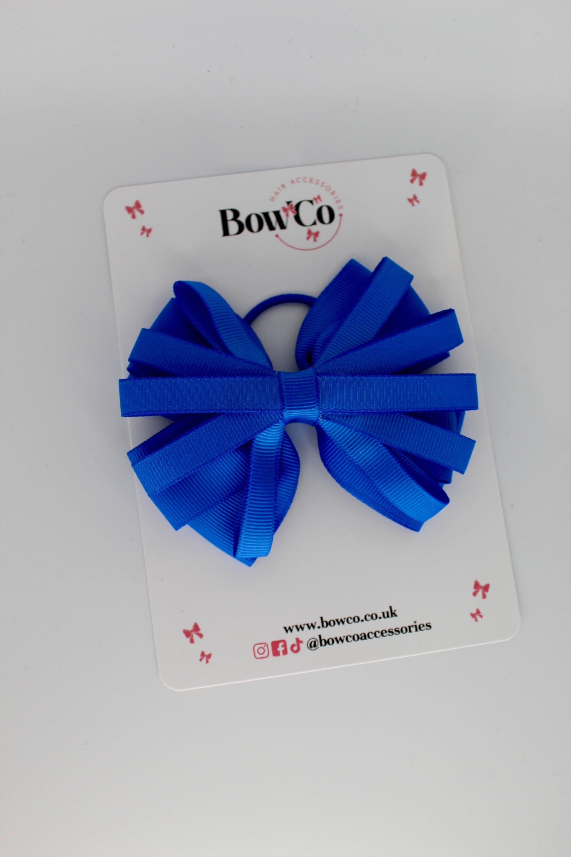 Spiral Bow - Royal Blue