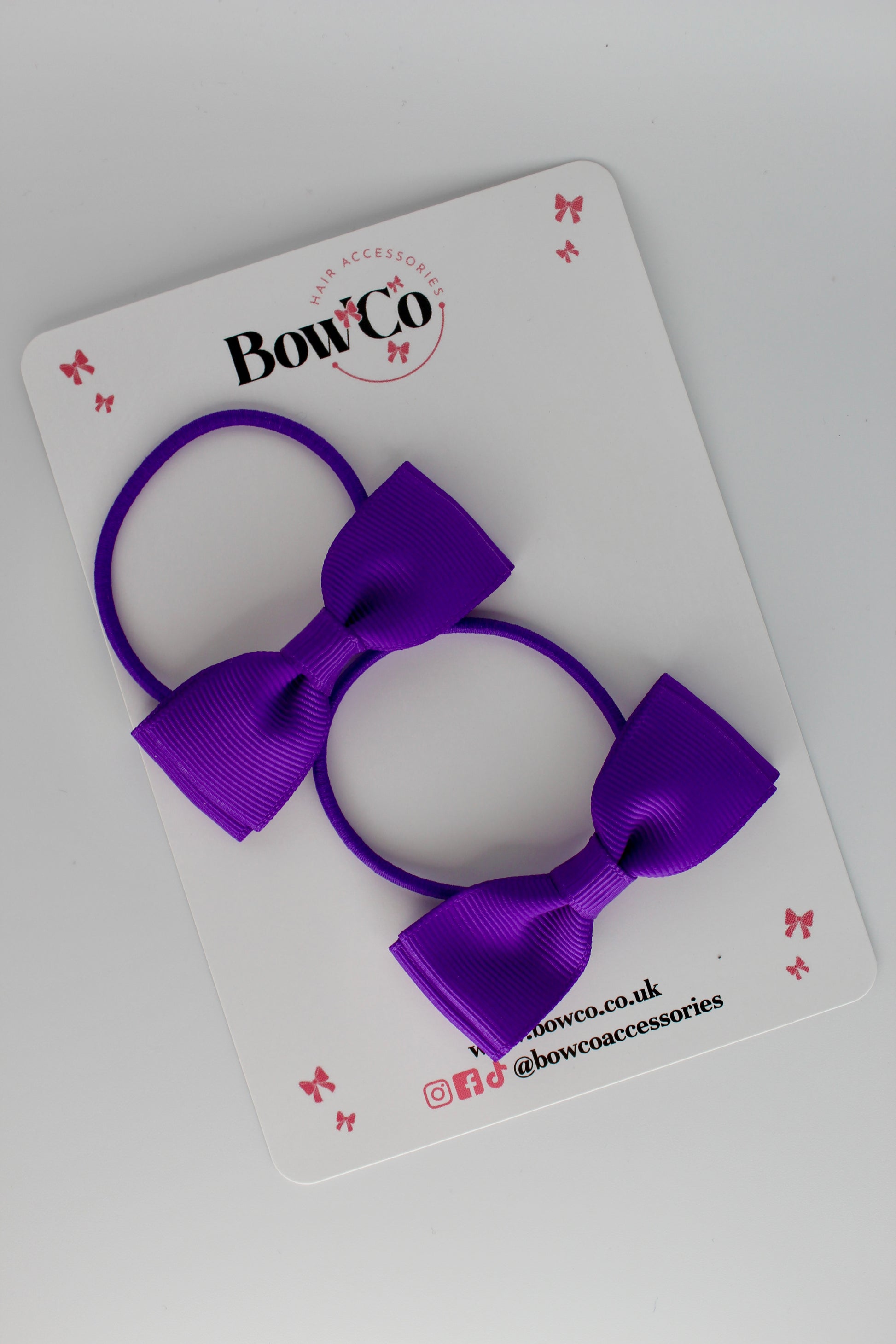 2.5inch Purple Layer Bow Set