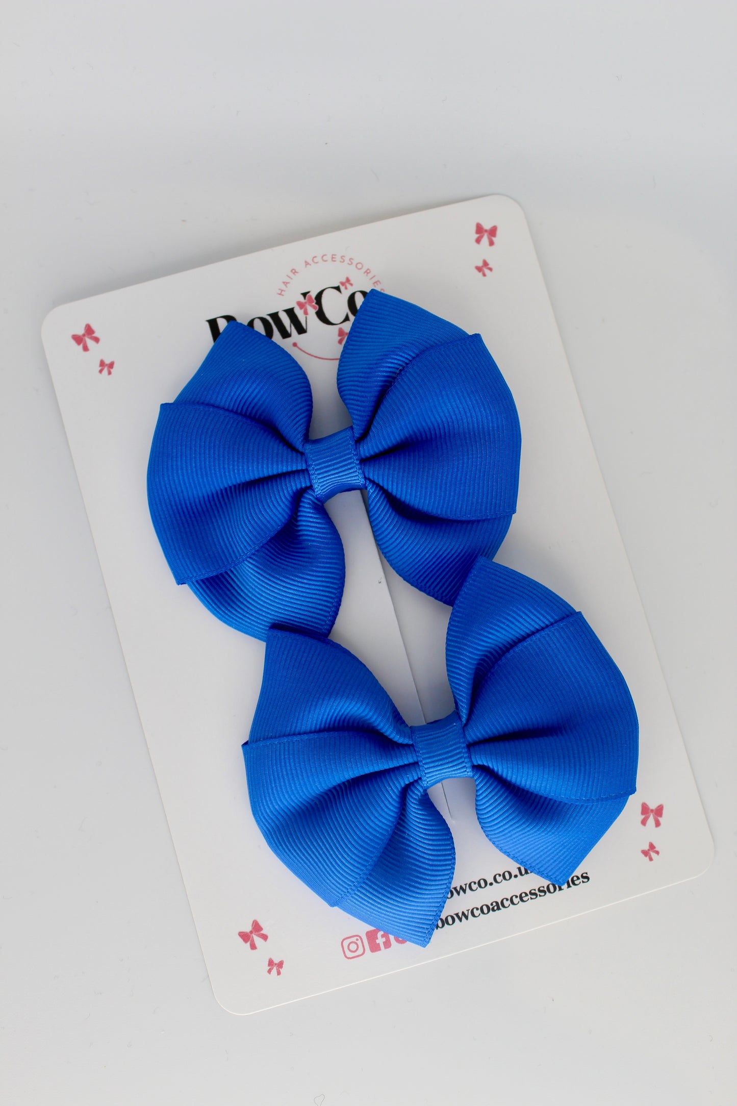 Royal Blue Round Tuxedo Bow